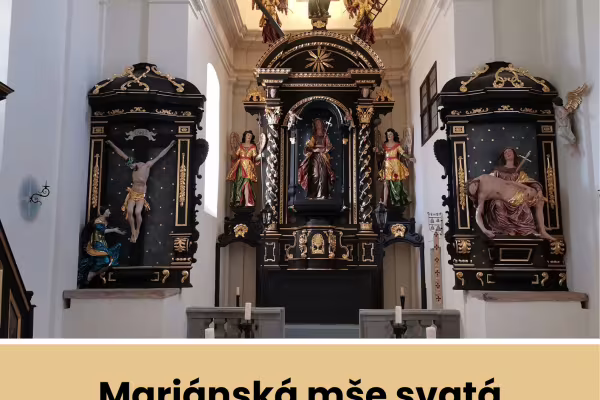 Mariánská mše svatá - kaple Panny Marie Bolestné v Kámeně - sobota 19. září 2026, 14:00 hodin
